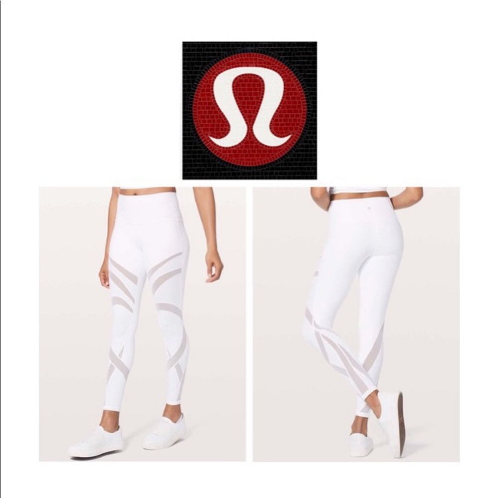 Wunder Under Hi-Rise Tight Mesh 28 Legging (white)